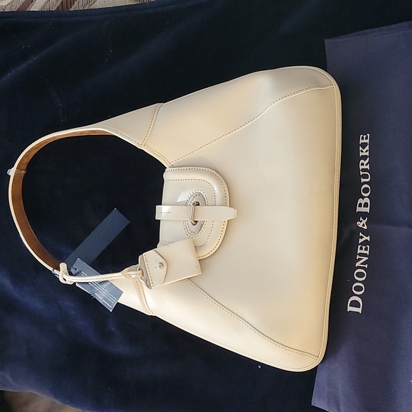 BRAND NEW Dooney&Bourke florentine white leather satchel handbag. - Picture 12 of 12
